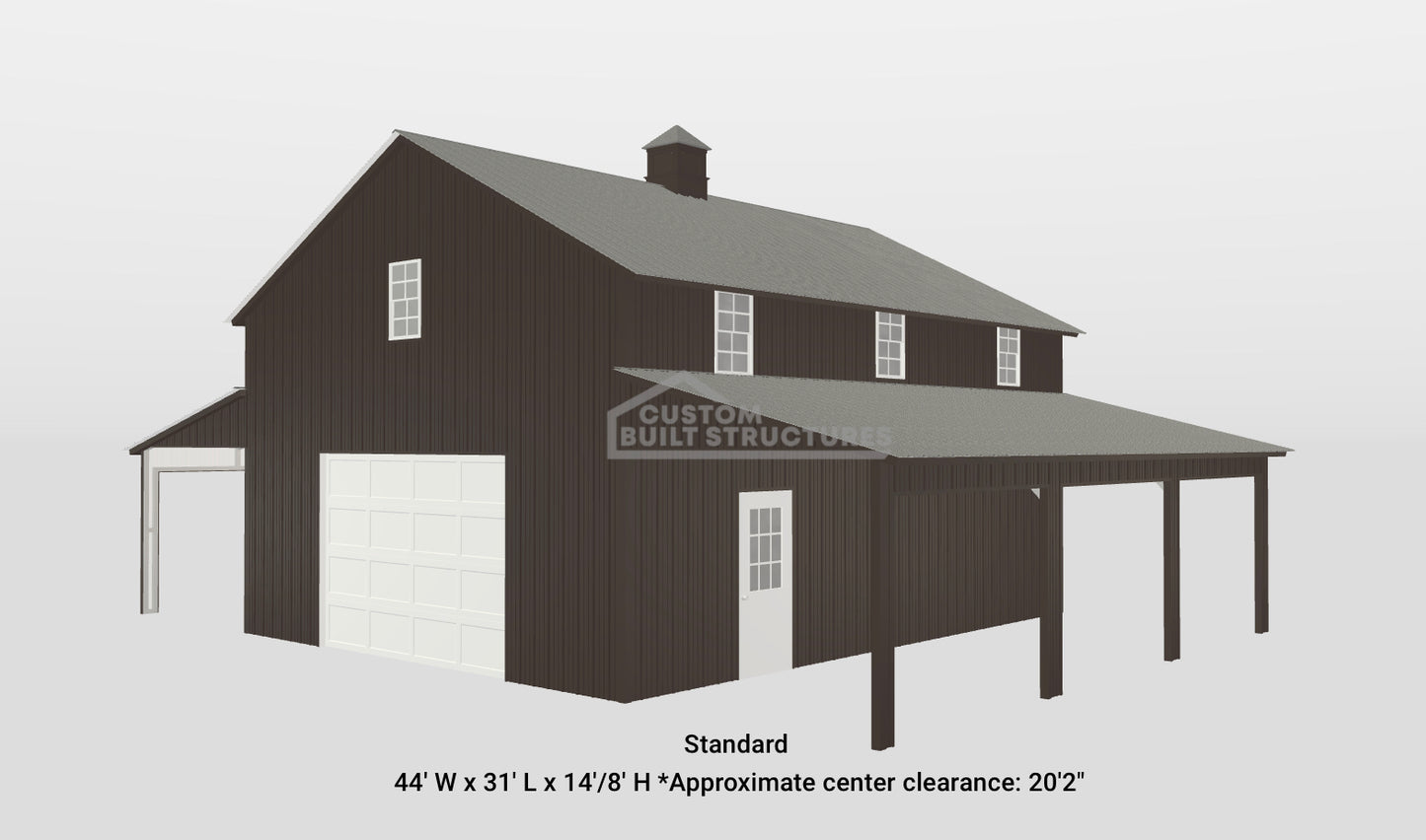 44x30x14/8 VERTICAL WALLS AND ROOF $💰34,974.09. LIST PIRCE $42,327.50