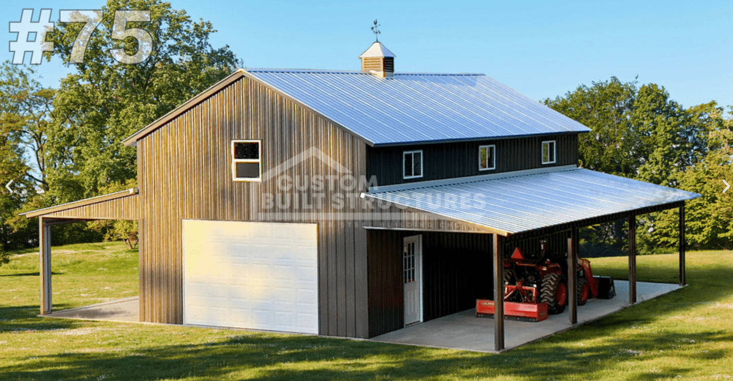 44x30x14/8 VERTICAL WALLS AND ROOF $💰34,974.09. LIST PIRCE $42,327.50