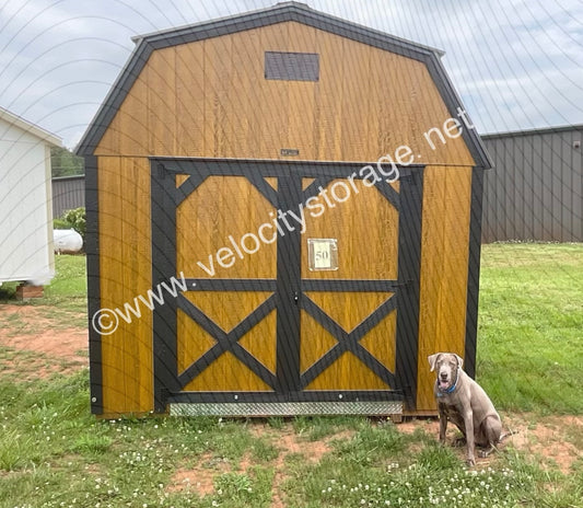 Smart Barn with Loft 10x12 Stained Shed #25951323