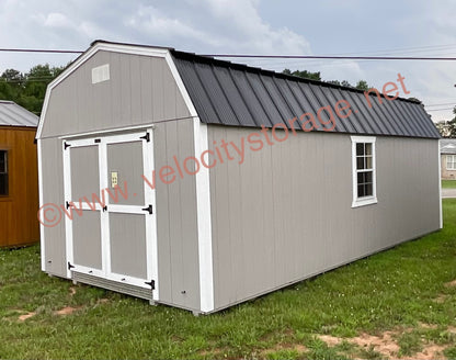 $8454.60 WAS $9394.00 Barn with Garage Door and walk-in double door 12x24 SALE ENDS 01/07/2024