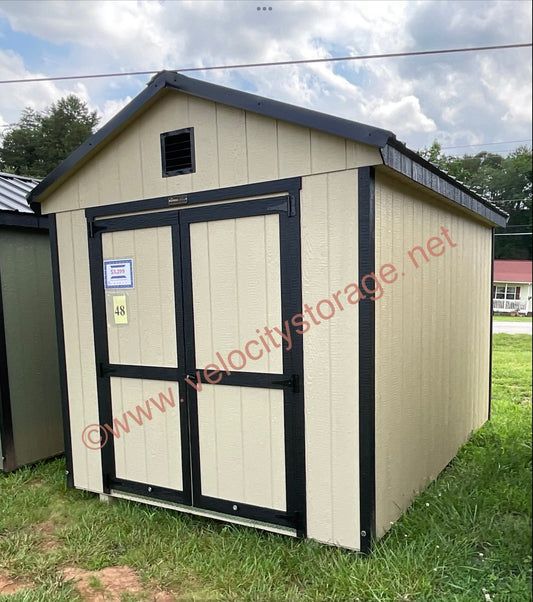 A-Frame 8x12 Shed SALE PRICE $2969.10 WAS 3299. SALE ENDS 01/07/2024