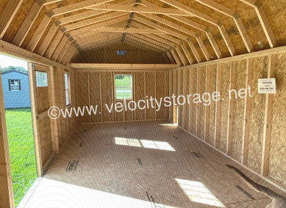 Barn with 2 entry points 12x24 SALE PRICE $8081.10 LIST $8893.60